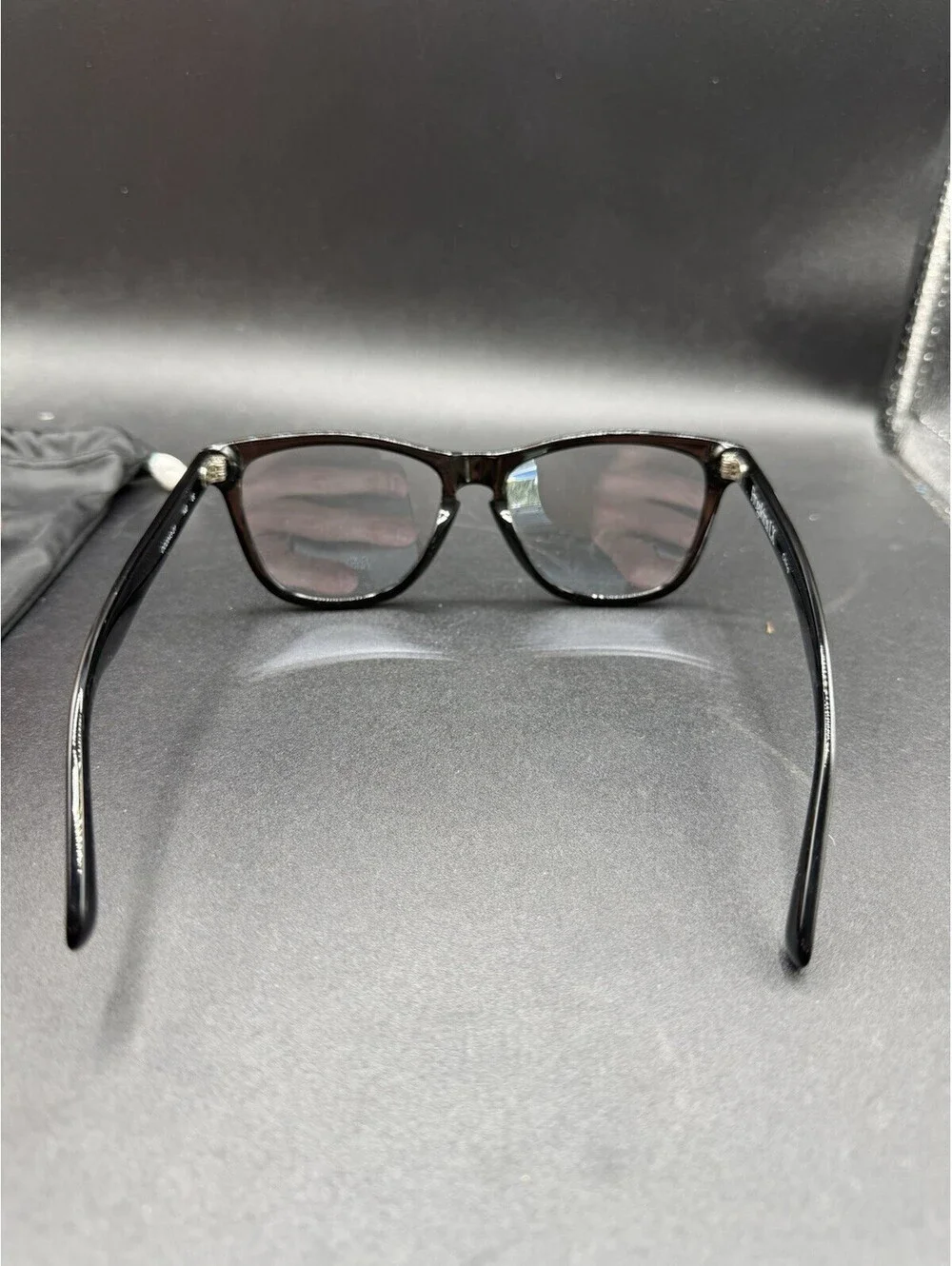 Oakley Frogskin LX Polished Black/Clear Lenses OO2043-01